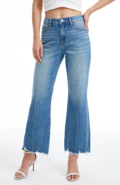 Bayeas Mid Rise Wide Leg Jeans In Blue