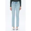 Bayeas Raw Hem Skinny Jeans In Blue