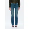 Bayeas Mid Rise Bootcut Jeans In Blue