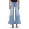 Bayeas Rhinestone Pocket Flare Jeans In Blue