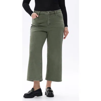 Bayeas Straight Leg Ankle Jeans In Green