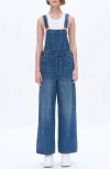 BAYEAS BAYEAS STRAIGHT LEG DENIM OVERALLS