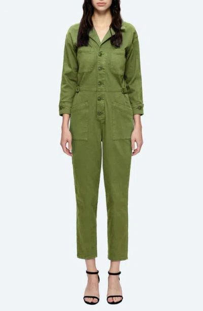 Bayeas Stretch Denim Jumpsuit In Green