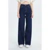 Bayeas Women's Beth High Rise Wide Leg Jeans In Deep Water