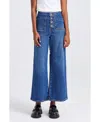 Bayeas Women's High Rise Wide Leg Jeans In Dark Blue