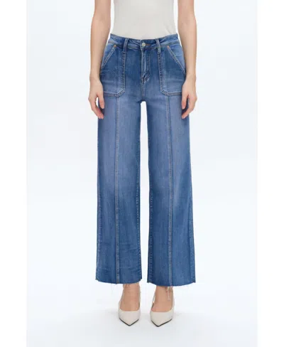 Bayeas Women's Jess High Rise Relaxed Straight Jeans In Bluelover
