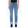 Bayeas Yoyo Deep Cuff Straight Jeans