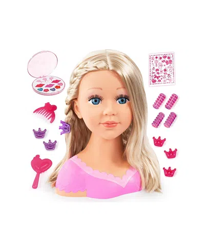 Bayer Design Charlene Styling Head 27cm With Blonde Hair, Makeup And Accessories, Ages 3+ In Multi