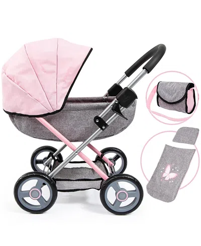 Bayer Design Cosy 4 In 1 Toy Baby Doll Pram Stroller Set, Ages 3+ In Multi