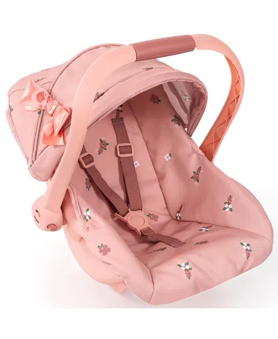 Bayer Design Deluxe Portable Doll Car Seat, Ages 3+ In Pink