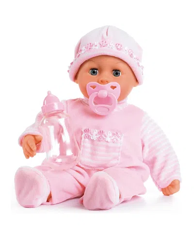 Bayer Design First Words Baby Doll With Sounds And Accessories, 15 Inch, Ages 10mo+ In Animal Print