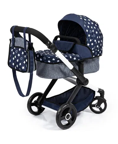 Bayer Design Pram Xeo Dolls Up To 18 Inches, Ages 3+ In Blue