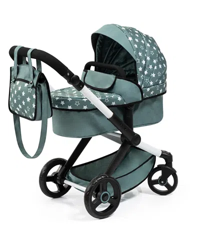 Bayer Design Pram Xeo Stars For Dolls Up To 20 Inch, Ages 3+ In Blue