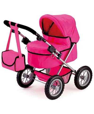 Bayer Design Trendy Pram For Dolls Up To 18 Inch, Ages 3+ In Pink