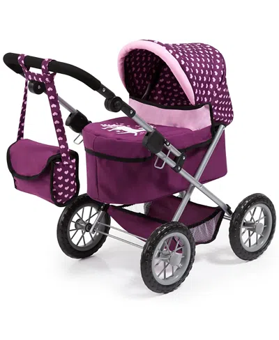 Bayer Design Trendy Pram With Shoulder Bag, Ages 3+ In Pink