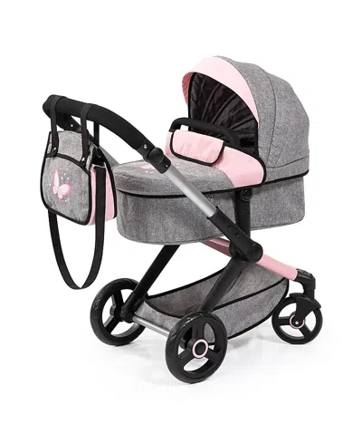 BAYER DESIGN XEO BUTTERFLY PRAM FOR DOLLS UP TO 20 INCH, AGES 3+