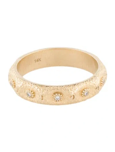 Pre-owned Bayou With Love 14k Diamond Limpet Band In Multi