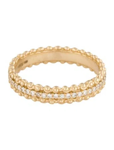 Pre-owned Bayou With Love 14k Diamond The Mini Eliza Eternity Ring In Multi