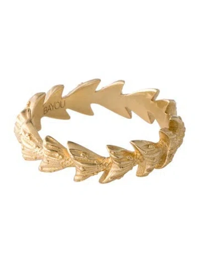 Pre-owned Bayou With Love 14k Mermaid Tale Band In Multi