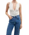 Bayse Aurora Bodysuit In White In White