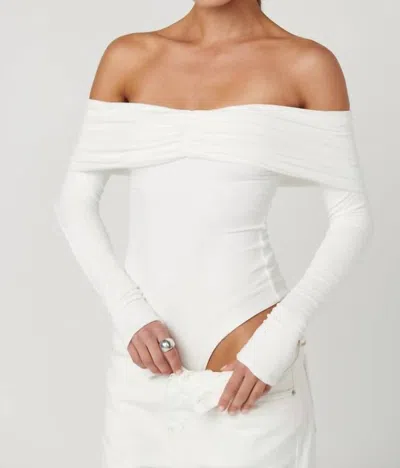 Bayse Eisley Bodysuit In White