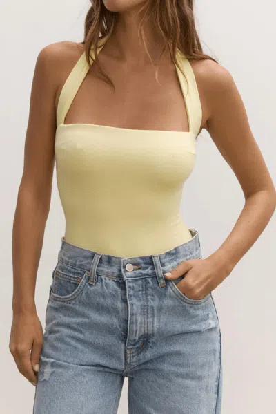 Bayse Karlita Bodysuit In Yellow