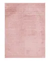 Bayshore Home Canton Shag Solid 8' X 11' Area Rug In Rose