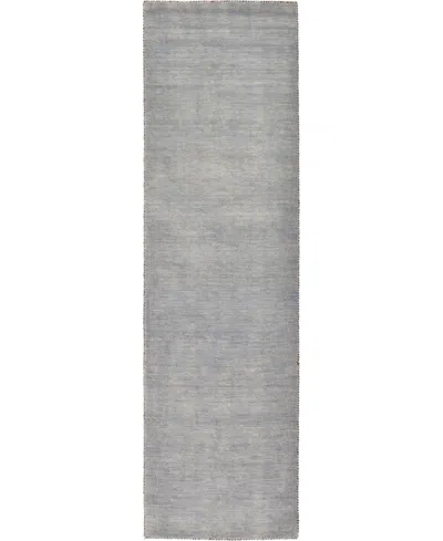 Bayshore Home Closeout!  Solid Spaces Solid Gava 2'7" X 9'10" Runner Area Rug In Gray