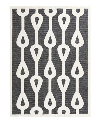 Bayshore Home Textured Tones Drops 9'x12' Area Rug In Gray