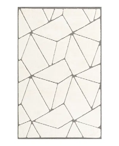 Bayshore Home Textured Tones Spectrum 5'3"x8' Area Rug In Ivory