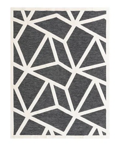 Bayshore Home Textured Tones Spectrum 9'x12' Area Rug In Gray