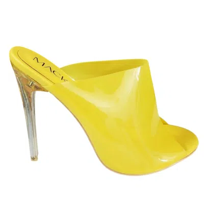 Bayshore Peep Toe Sandal In Yellow
