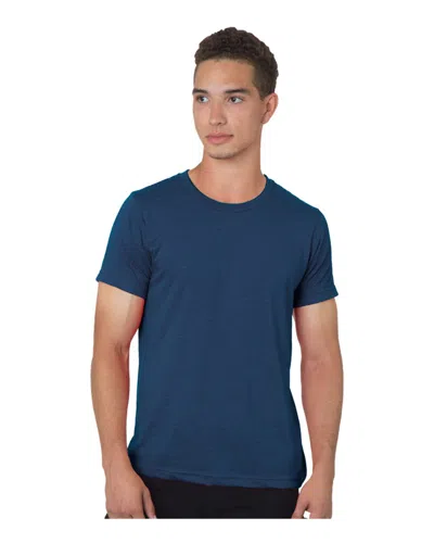 Bayside 50/50 Fine Jersey T-shirt In Blue