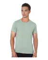 Bayside 50/50 Fine Jersey T-shirt In Green