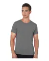Bayside 50/50 Fine Jersey T-shirt In Grey