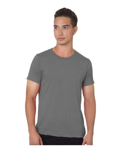 Bayside 50/50 Fine Jersey T-shirt In Grey