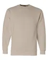 Bayside Men's Usa-made Crewneck Sweatshirt In Beige