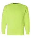 Bayside Men's Usa-made Crewneck Sweatshirt In Green