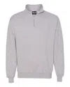 Bayside Men's Usa-made Quarter-zip Pullover Sweatshirt In Multi