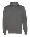 Bayside Men's Usa-made Quarter-zip Pullover Sweatshirt In Pink