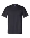 Bayside Union-made T-shirt With A Pocket In Blue