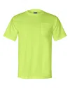 Bayside Union-made T-shirt With A Pocket In Green