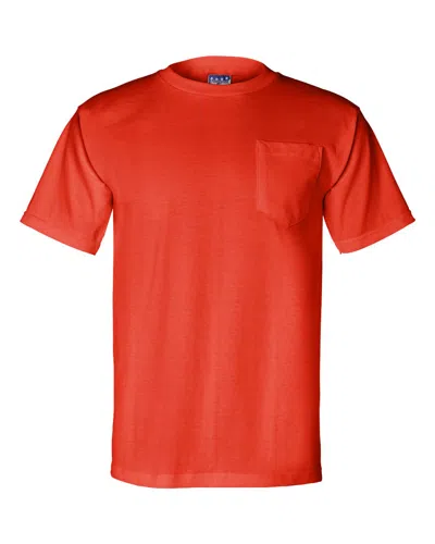 Bayside Union-made Pocket T-shirt In Orange