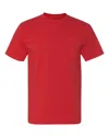 Bayside Union-made Pocket T-shirt In Red