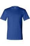 Bayside Usa-made Pocket T-shirt In Blue