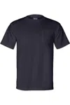 Bayside Union-made T-shirt With A Pocket In Blue