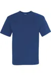 Bayside Usa-made Pocket T-shirt In Blue