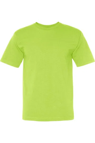 Bayside Usa-made 100% Cotton T-shirt In Green