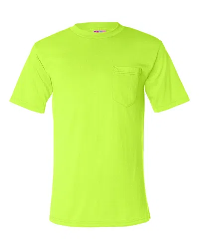 BAYSIDE USA-MADE 50/50 POCKET T-SHIRT