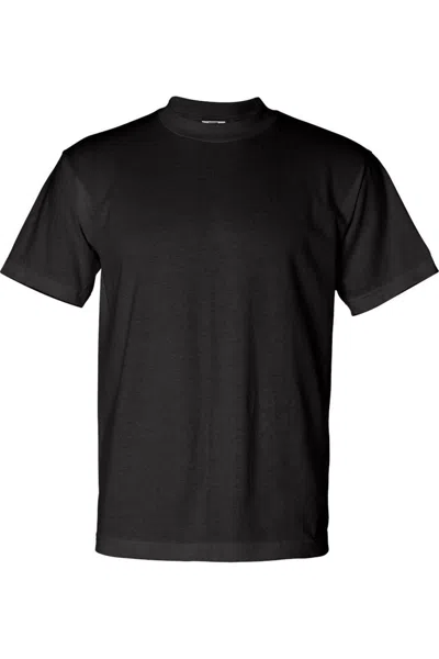 Bayside Usa-made 50/50 T-shirt In Black